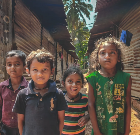 Children supported by the Goa Marathon cause