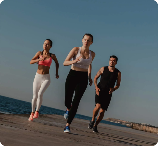 Runners supporting the Goa Marathon cause